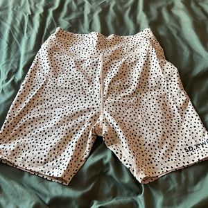 Sarah’s Day x White Fox Active Speckled Bike Shorts Large